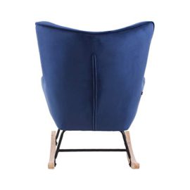 ZONS-Fauteuil–Bascule-H92X100X68CM-en-Velours-Bleu-0-2