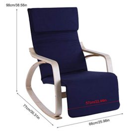 EBTOOLS Fauteuil à Bascule avec Repose-Pieds Chaise Berçante en Bois Bouleau Fauteuil Relaxant Fauteuil Berçant Fauteuil à Bascule avec Oreiller Confortable Ergonomique Coussin Doux pour Salon Balcon EBTOOLS Fauteuil à Bascule avec Repose-Pieds Chaise Berçante en Bois Bouleau Fauteuil Relaxant Fauteuil Berçant Fauteuil à Bascule avec Oreiller Confortable Ergonomique Coussin Doux pour Salon Balcon 4