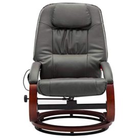 mewmewcat-Fauteuil-de-Massage-avec-Repose-Pied-Fauteuils-Relaxants-avec-Fonction-de-Chauffage-Gris-Similicuir-0-1