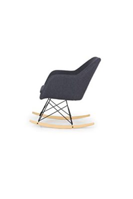 tenzo-Emma-3360-219-Designer-Rocking-Chair-Structure-garnie-de-Mousse-et-recouverte-de-Tissu-100-Polyester-Pitement-en-htre-Massif-et-Acier-laqu-GrisNoir-82-x-64-x-75-cm-HxLxP-0-1