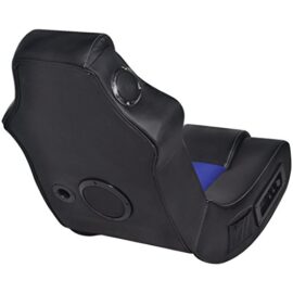 vidaXL Fauteuil Ã  bascule enceinte bluetooth en cuir synthÃ©tique Noir Bleu vidaXL Fauteuil Ã  bascule enceinte bluetooth en cuir synthÃ©tique Noir Bleu 6