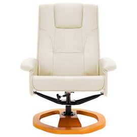 vidaXL Fauteuil TV Pivotant avec Repose-Pied Fauteuil Relax avec Pouf Tabouret Chaise Salon Salle de Séjour Maison Intérieur Similicuir vidaXL Fauteuil TV Pivotant avec Repose-Pied Fauteuil Relax avec Pouf Tabouret Chaise Salon Salle de Séjour Maison Intérieur Similicuir 6