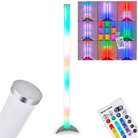 Colonne lumineuse Laugar en plastique blanc à LED RGB – réglage de la couleur par télécommande – lampadaire pour salon – chambre à coucher – chambre d’enfant Colonne lumineuse Laugar en plastique blanc à LED RGB – réglage de la couleur par télécommande – lampadaire pour salon – chambre à coucher – chambre d’enfant 4