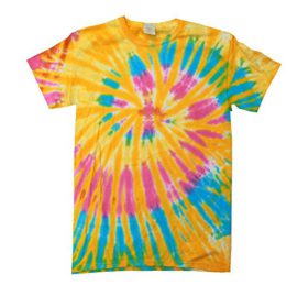 Colortone Femme Rainbow Tie Dye Top à Manches Courtes T-Shirt Colortone Femme Rainbow Tie Dye Top à Manches Courtes T-Shirt 2