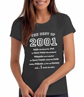 Da-Londra-The-Best-of-2002-T-Shirt-Cadeau-pour-Le-18e-Anniversaire-Femmes-0