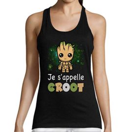 Débardeur Femme Je s’appelle Groot – Modèle Design Le Plus Mignon Cute de la Galaxie | T-Shirt sans Manche (S – XXL) Débardeur Femme Je s’appelle Groot – Modèle Design Le Plus Mignon Cute de la Galaxie | T-Shirt sans Manche (S – XXL)