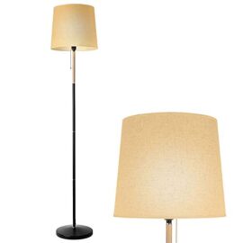 Deckey Lampadaire sur Pied Salon, Abat-jour en Tissu, Lampadaire Moderne, Lampadaire Classique, pour ampoules E27, Lumière Douce Naturelle, Eye Protection, pour Salon, Chambre, Bureau, Salle à Manger Deckey Lampadaire sur Pied Salon, Abat-jour en Tissu, Lampadaire Moderne, Lampadaire Classique, pour ampoules E27, Lumière Douce Naturelle, Eye Protection, pour Salon, Chambre, Bureau, Salle à Manger