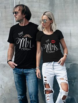 Green-Turtle-T-Shirts-Couple-Mr-Mrs-Cadeau-St-Valentin-0-2