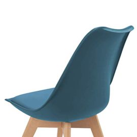 IDMarket-Lot-de-4-chaises-SARA-Bleu-Canard-pour-Salle–Manger-0-3