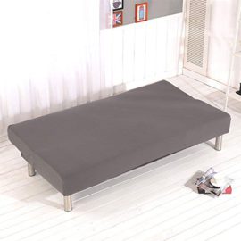 JIAN YA NA Pliable Canapé Housse de Matelas Futon Couleur Unie sans accoudoirs Slipcover Polyester Tissu élastique Housse Tout Compris par JIAN YA NA Pliable Canapé Housse de Matelas Futon Couleur Unie sans accoudoirs Slipcover Polyester Tissu élastique Housse Tout Compris par 3