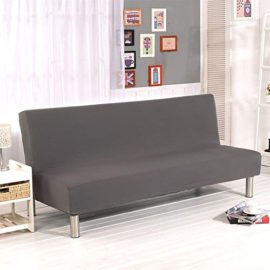 JIAN YA NA Pliable Canapé Housse de Matelas Futon Couleur Unie sans accoudoirs Slipcover Polyester Tissu élastique Housse Tout Compris par JIAN YA NA Pliable Canapé Housse de Matelas Futon Couleur Unie sans accoudoirs Slipcover Polyester Tissu élastique Housse Tout Compris par 5