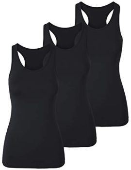 Lot-de-3-Dbardeurs-Femmes-Longs-Top-Tank-de-Sport-T-Shirt-Dcontract-sans-Manches-Elastique-0-0