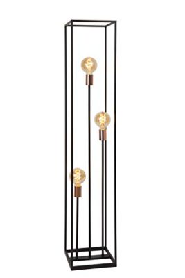 Lucide-087240330-Lampadaire-Mtal-E27-120-W-Noir-Cuivre-0