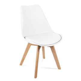 Mc-Haus-Lena-Lot-de-4-Chaises-retro-blanches-rembourres-design-nordic-tulip-0-0