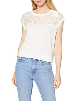 Only-Onlnicole-SS-Mix-Top-Noos-T-Shirt-Femme-0