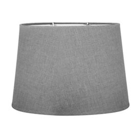 Sema-97122-Abat-Jour-Ovale-Base-31cm-Gris-clair-Texture-0