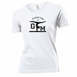 Solenzo T-Shirt Noir ou Blanc Femme Gymnastique j’peux Pas J’Ai Gym Solenzo T-Shirt Noir ou Blanc Femme Gymnastique j’peux Pas J’Ai Gym 2