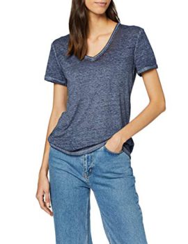 Superdry-Burnout-Vee-Tee-T-Shirt-Femme-0