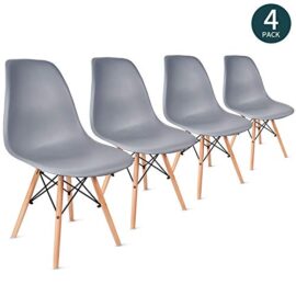 VADIM Chaise Salle a Manger Lot de 4 Moderne, Chaise Salon Sièges en Plastique, Chaise Design VADIM Chaise Salle a Manger Lot de 4 Moderne, Chaise Salon Sièges en Plastique, Chaise Design 3