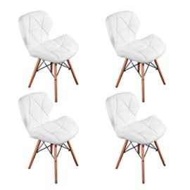 WV-LeisureMaster-4PCS-Cecilia-Eiffel-Millmead-inspir-Chaise-PU-rtro--Manger-Chaise-Chaise-de-Bureau-Lounge-Papillon-Type-Dossier-Chaise--Manger-0