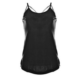 iMixCity-Femmes-Tops-T-Shirts–sans-Manches-Ruched-Dos-Nu-Occasionnels-Open-Back-Top-Tank-Tee-Shirt-0-2