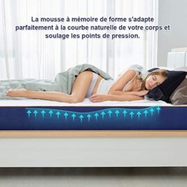 BedStory Matelas à Mémoire de Forme avec Parfum de Lavande | 2,5cm de Mousse à Mémoire de Forme Pure | Matelas Extrêmement Durable | Souple et Ferme à la Fois | Certification ISO 9001 BedStory Matelas à Mémoire de Forme avec Parfum de Lavande | 2,5cm de Mousse à Mémoire de Forme Pure | Matelas Extrêmement Durable | Souple et Ferme à la Fois | Certification ISO 9001 6