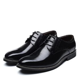 Chaussure-Homme-Cuir-Brogue-Lacets-Business-Cuir-Vernis-Derby-Mariage-Dressing-Oxford-Noir-Marron-Rouge-Jaune-Bleu-37-48EU-0-0