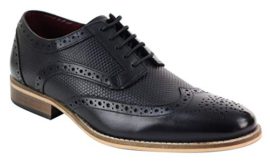 Chaussures-Homme-Cuir-Noir-Marron-Style-Brogue-Oxford-avec-Lacets-annes-20-Gatsby-Peaky-Blinders-0