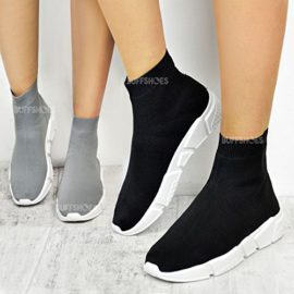 Chaussures de sport/running à enfiler – empeigne en tricot – femme Chaussures de sport/running à enfiler – empeigne en tricot – femme