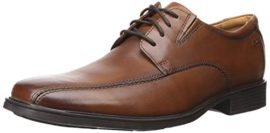 Clarks – Chaussure de Marche Tilden pour Homme, 45 2E EUR, Dark Tan Leather Clarks – Chaussure de Marche Tilden pour Homme, 45 2E EUR, Dark Tan Leather