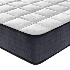 DEWINNER-Matelas-140×190-en-Mousse-et-Ressorts-25-cm-paisseur-Matelas-7-Zones-Ergonomique-Hypoallergnique-Soutien-Optimal-Confort-140x190x25cm-0-0