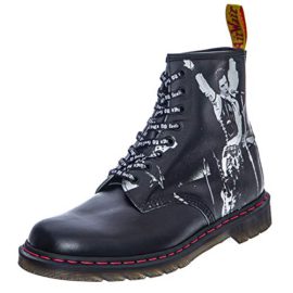 Dr-Martens-1460-Sex-Pistols-Black-Greasy-Backhand-Bottes-Noir-EU42-0