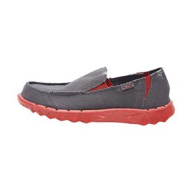 Dude Shoes Hommes Farty Funk Dark Grey Rouge Dude Shoes Hommes Farty Funk Dark Grey Rouge