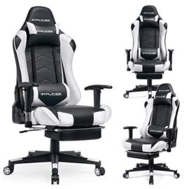 GTPLAYER-Chaise-Gaming-Chaise-de-Bureau-Fauteuil-de-Bureau-Chaise-Gamer-Rglable-en-Hauteur-Design-Ergonomique-avec-Repose-Pieds-et-Fonction-Bascule-0-0