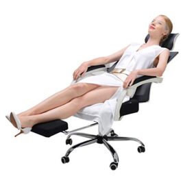 Hbada-Chaise-de-Bureau-en-Maille-Fauteuil-dOrdinateur-Ergonomique-Rotation–360-Appui-Tte-et-Hauteur-Rglable-Capacit-Maximal-de-135-KG-Respirant-Noir-et-Blanc-0-0