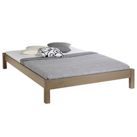 IDIMEX-Lit-futon-Double-pour-Adulte-Taifun-140-x-190-cm-2-Personnes-2-Places-pin-Massif-lasur-Taupe-0