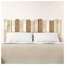 Les-Trsors-De-Lily-P5378-Sticker-Tte-de-lit-Planches-de-Bois-155x68-cm-0