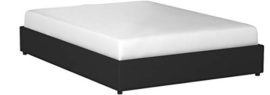 Lit-Design-Noir-avec-sommier-140-x-190-cm-Nocta-0