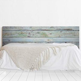 MEGADECOR-Tte-de-lit-en-PVC-dcoratif-et-conomique-Texture-Bois-Planches-Verticales-peintes-Plusieurs-Tons-Turquoise-Vieilli-Plusieurs-mesures-0