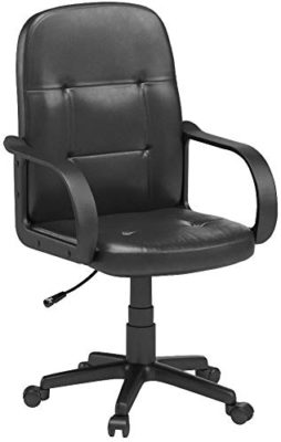 MIADOMODO Fauteuil de Bureau – 360° Pivotant, Réglable en Hauteur, Forme Ergonomique, Design Classique, en Simili Cuir (Noir) – Plus de Confort, Meubles pour Le Bureau, Chaise, Maison MIADOMODO Fauteuil de Bureau – 360° Pivotant, Réglable en Hauteur, Forme Ergonomique, Design Classique, en Simili Cuir (Noir) – Plus de Confort, Meubles pour Le Bureau, Chaise, Maison 2