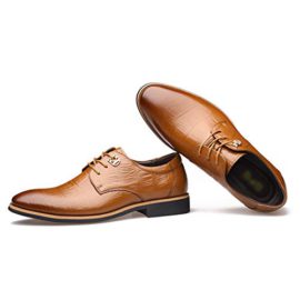 Padgene-Chaussure-Cuir-Homme-Derby–Lacets-Business-Mariage-Casual-0-0