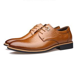 Padgene-Chaussure-Cuir-Homme-Derby–Lacets-Business-Mariage-Casual-0-1