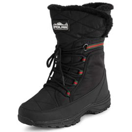 Polar-Femmes-Mousse-A-Mmoire-Fausse-Fourrure-Bande-De-Roulement-Profonde-Semelle-en-Caoutchouc-lhiver-Neige-Thermique-Bottes-0