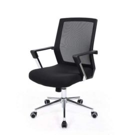 SONGMICS-Fauteuil-de-Bureau-pivotant-Chaise-de-Bureau-en-Toile-Sige-Ergonomique-Rglable-en-Hauteur-Mcanisme-basculant-Capacit-de-Charge-150-kg-0