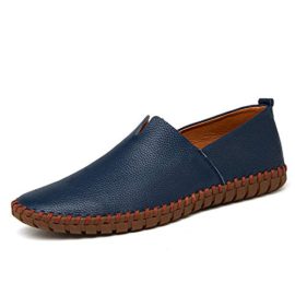 SunnyBaby-Mocassins-dentranement-en-Cuir-pour-Hommes-lgers-en-Cuir-Souple-Respirant-Mocassins-pour-Bateaux--pdale-Anti-drapage-0