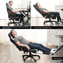 UMI-Essentials-Chaise-de-Bureau-Ergonomique-Gaming-Chaise-avec-Repose-Pieds-rembourr-0-3