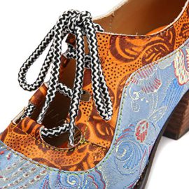 gracosy-Mocassins-Talons-Femmes-Bottines-en-Cuir-Tissu-Talons-Hauts-Confortable-Chaussures-de-Ville–Lacets-Boots-Printemps-Et-Originales-Bohme-Multicolore-0-3