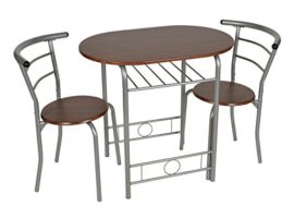 ts-ideen-Ensemble-de-3-pices-Table--manger-et-chaises-cadre-en-aluminium-MDF-en-argent-et-marron-75-x-80-cm-pour-la-cuisine-et-la-salle--manger-0