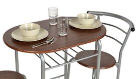 ts-ideen-Ensemble-de-3-pices-Table–manger-et-chaises-cadre-en-aluminium-MDF-en-argent-et-marron-75-x-80-cm-pour-la-cuisine-et-la-salle–manger-0-3