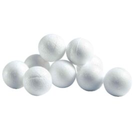 Image Boules polystyrène - Diamètre 50mm - Lot de 10